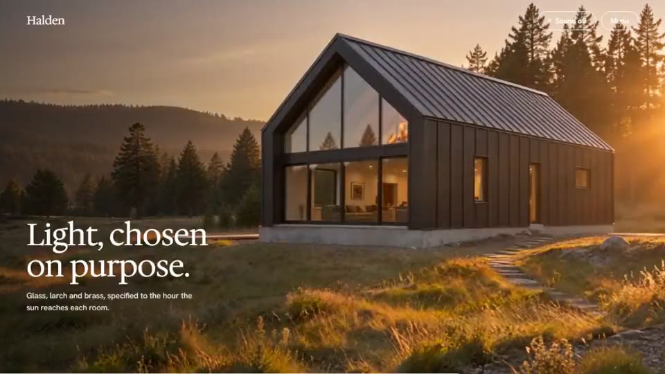 The Halden site in a browser